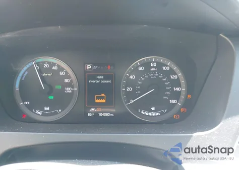 2016 Hyundai Sonata Hybrid Limited из США, поврежденный, VIN KMHE34L16GA008452